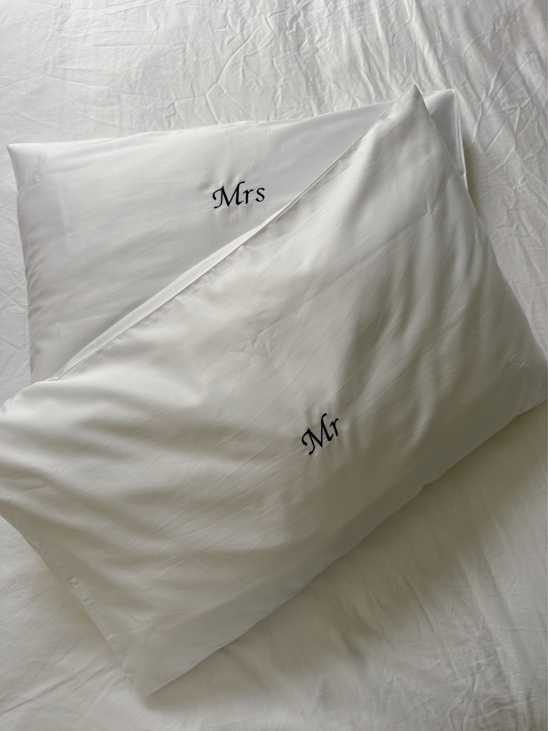 Mr & Mrs Pillowcase Set