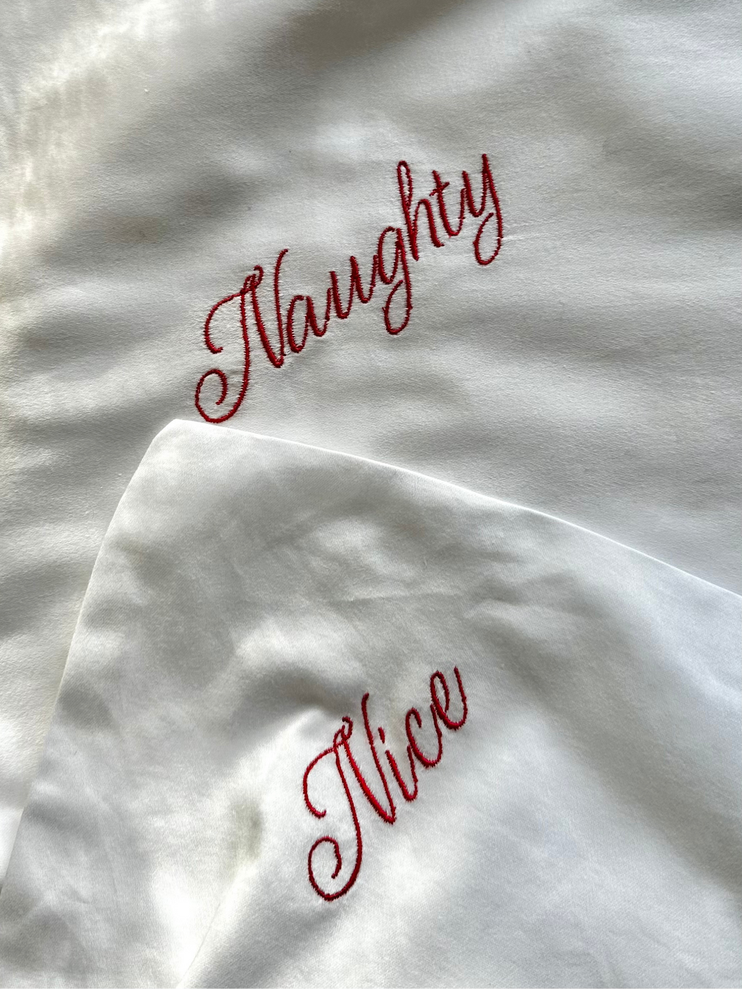 Naughty & Nice Pillowcase Set