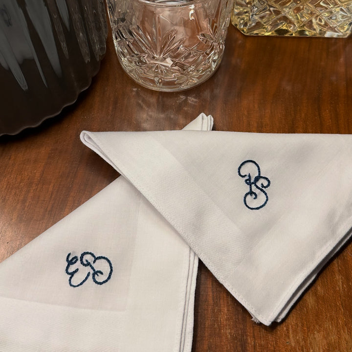 INITIALS HANDKERCHIEF