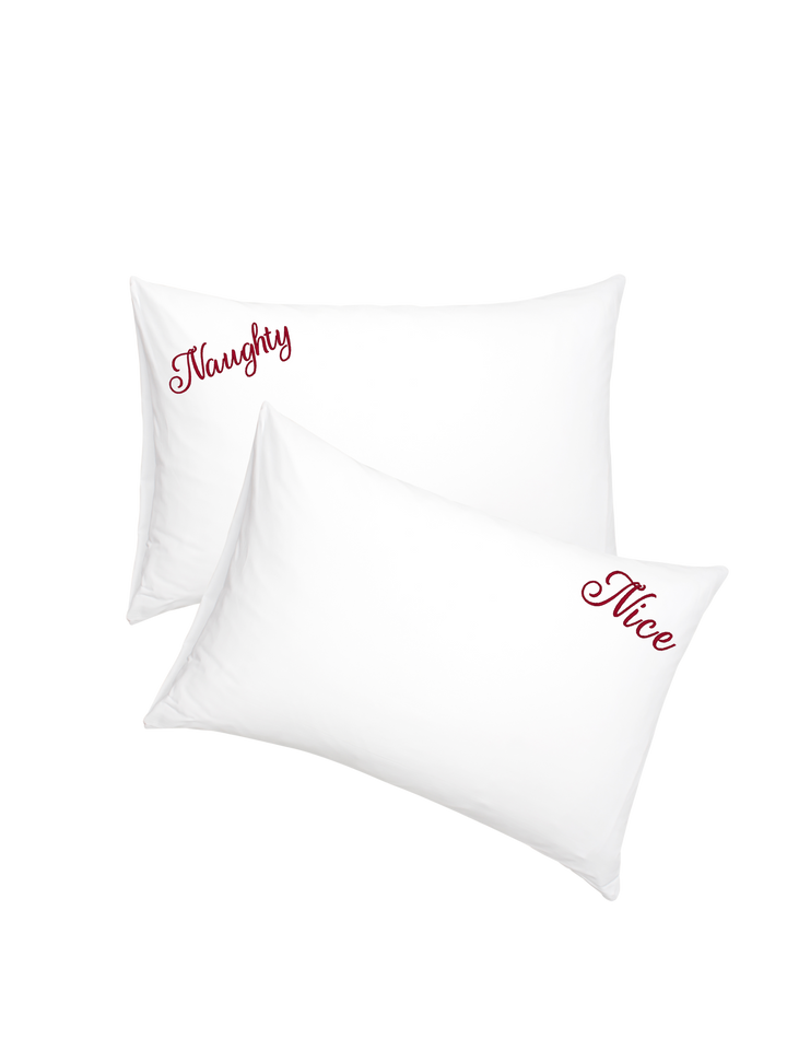 Naughty & Nice Pillowcase Set